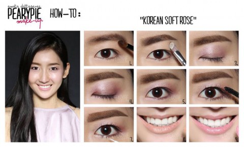 Корейский макияж для европейских глаз